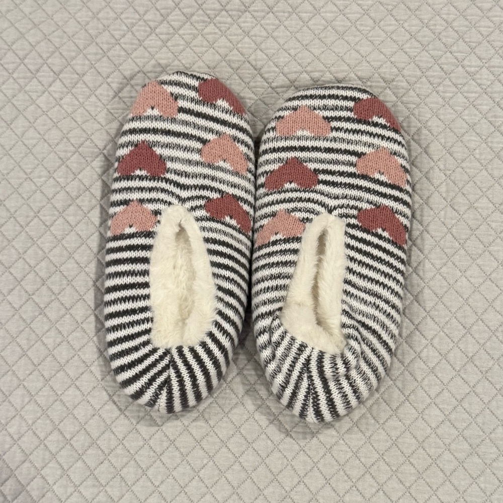 BCBG Striped Slippers